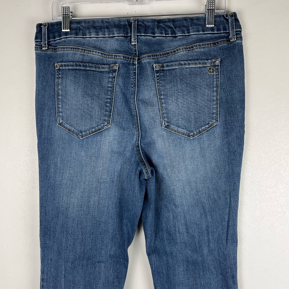 Jessica Simpson High Rise Skinny Jeans Medium Blue 14/32 Denim - Picture 7 of 13